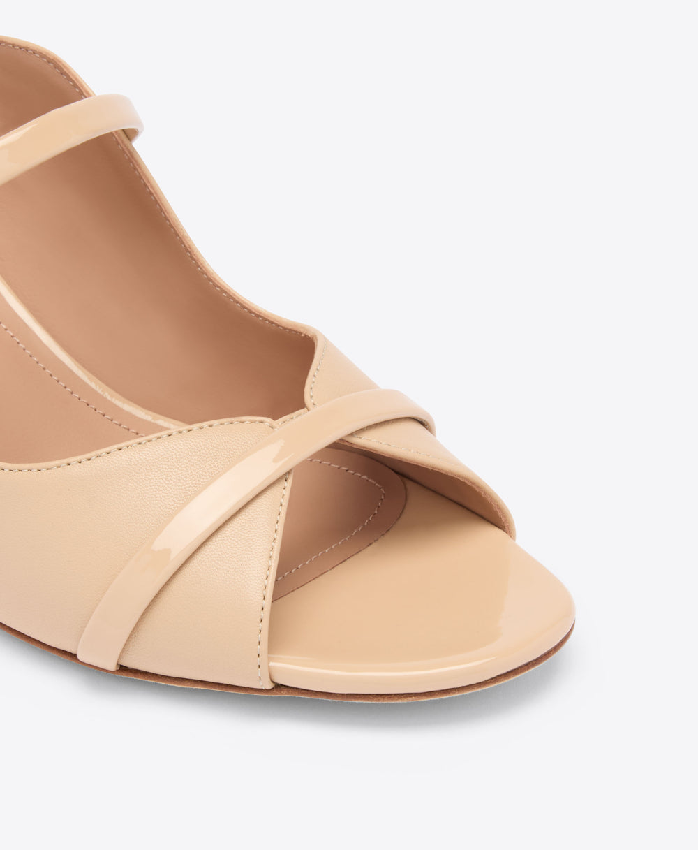 Norah 45 Buff Leather Sandals Malone Souliers