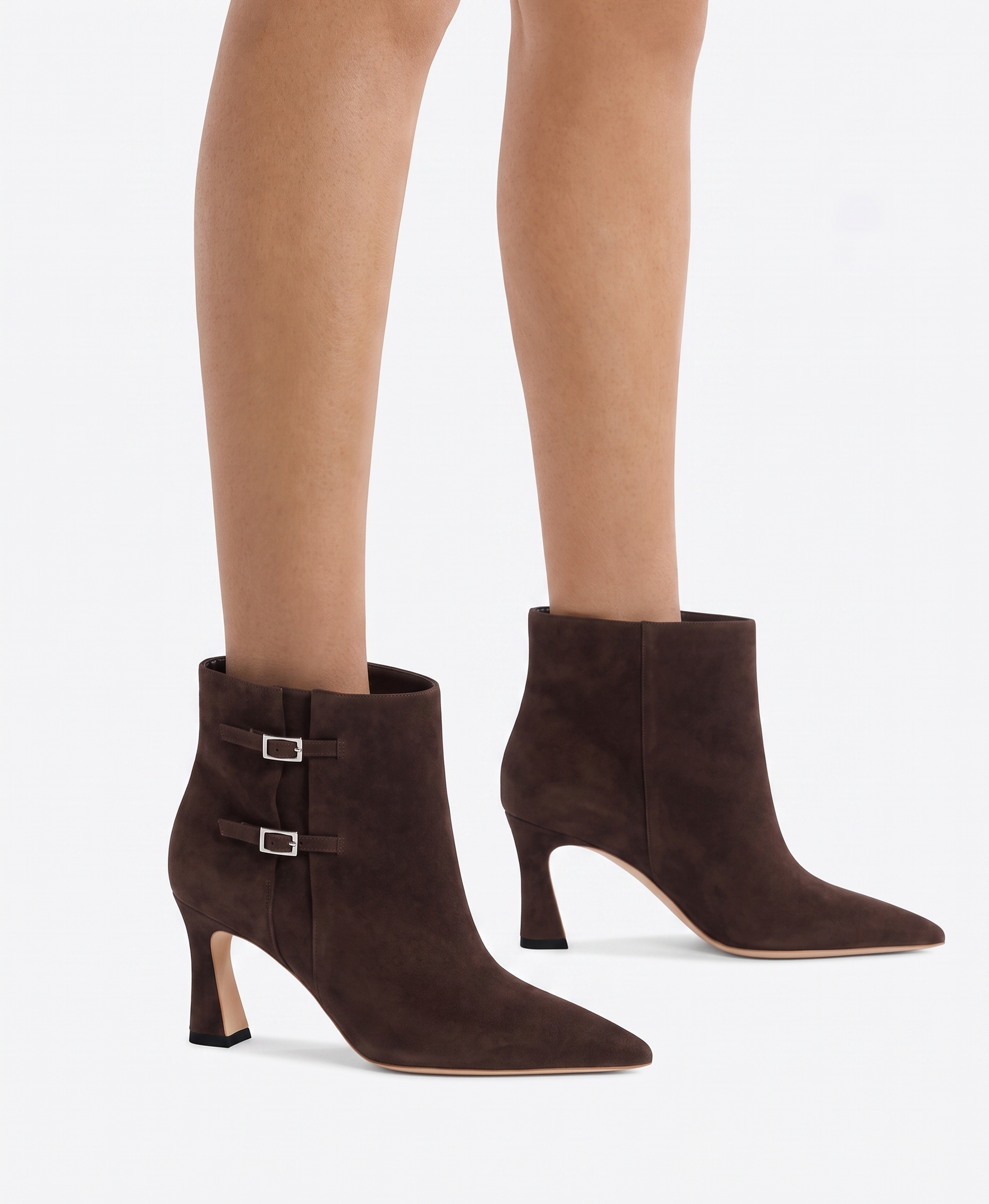 Norma 70 Dark Brown Suede Ankle Boots
