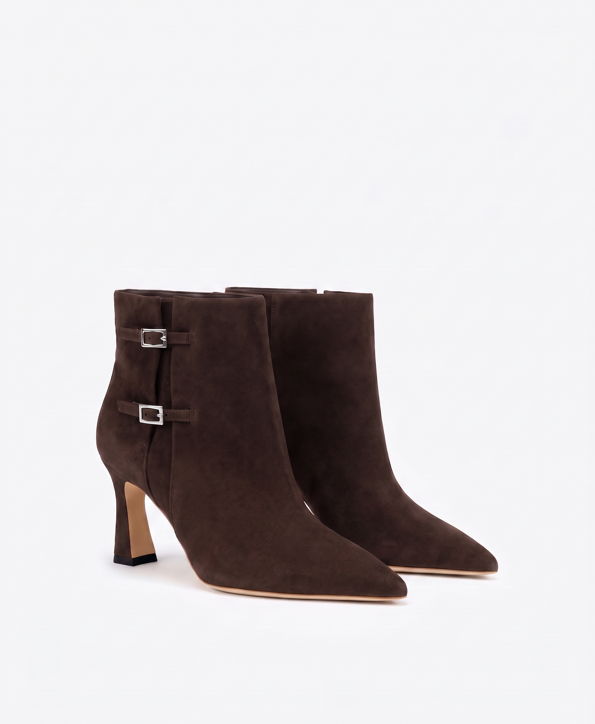 Norma 70 Dark Brown Suede Ankle Boots