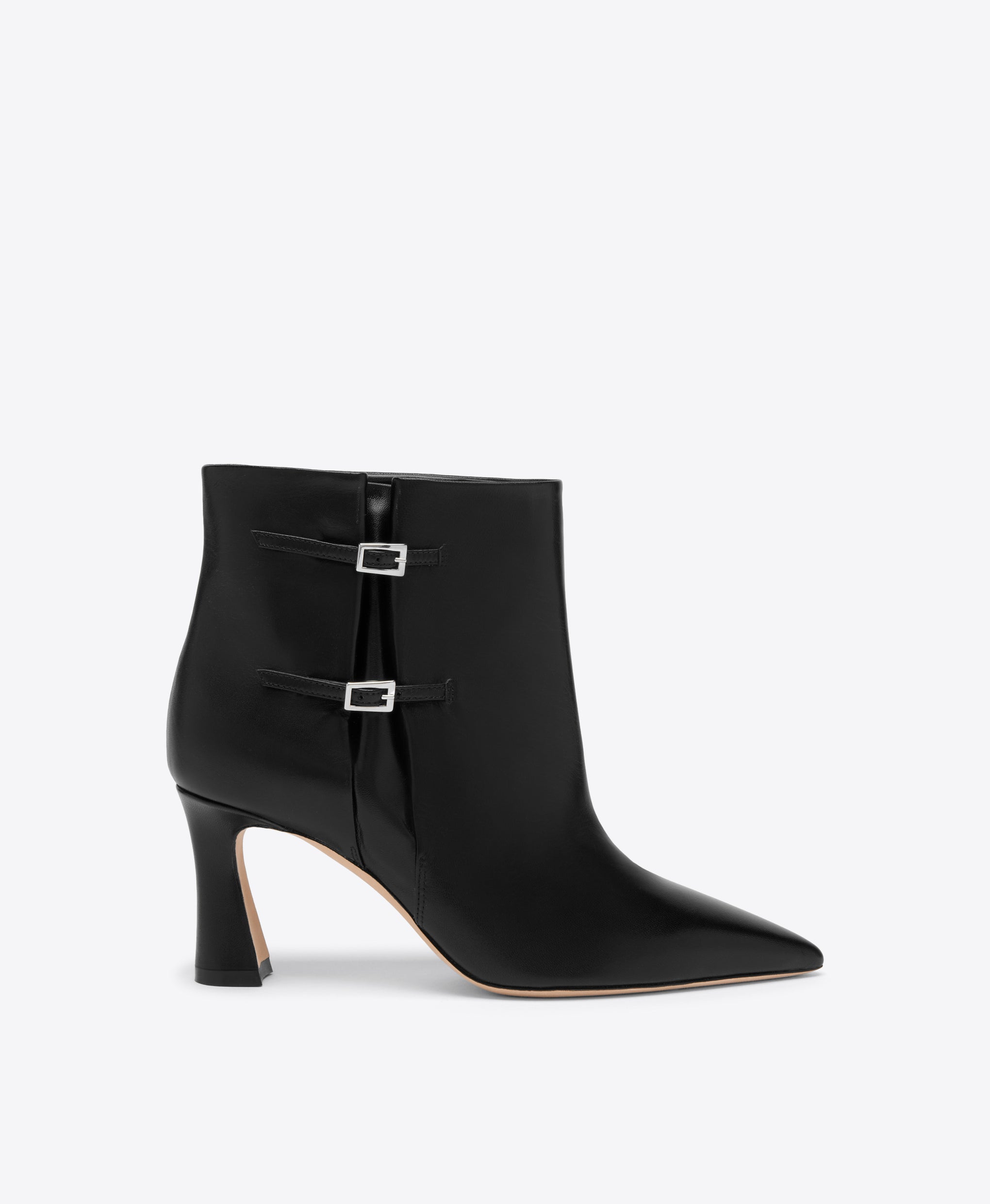 Norma 70 Black Leather Ankle Boots Malone Souliers