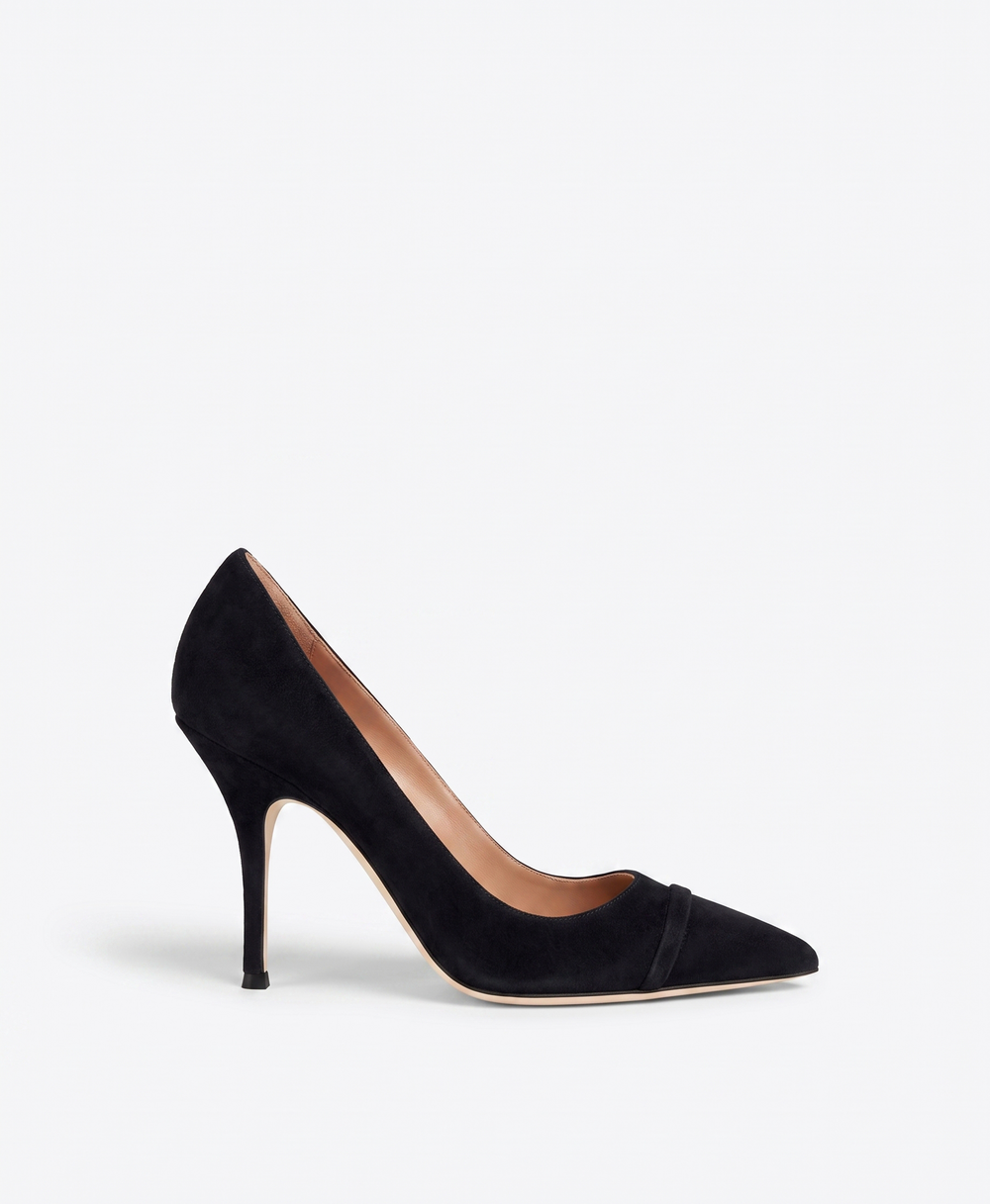 Nova 90 Black Suede Pumps