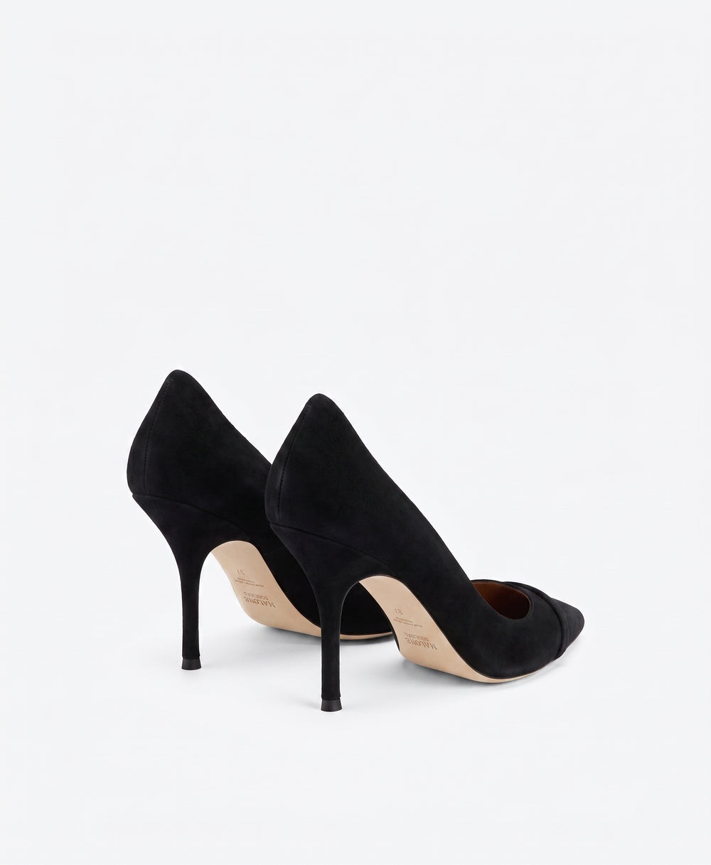 Nova 90 Black Suede Pumps