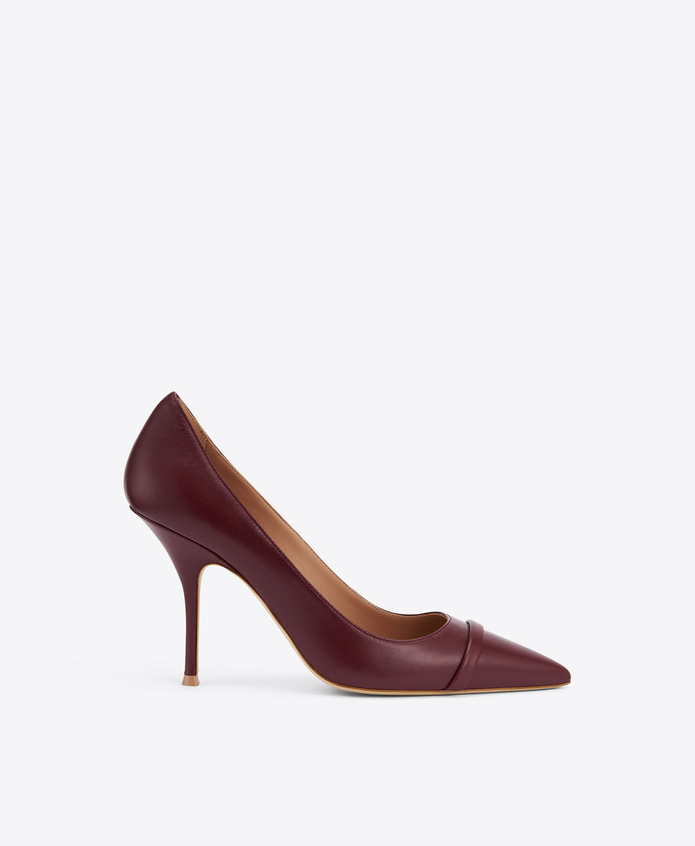 Nova 90 Red Leather Pumps