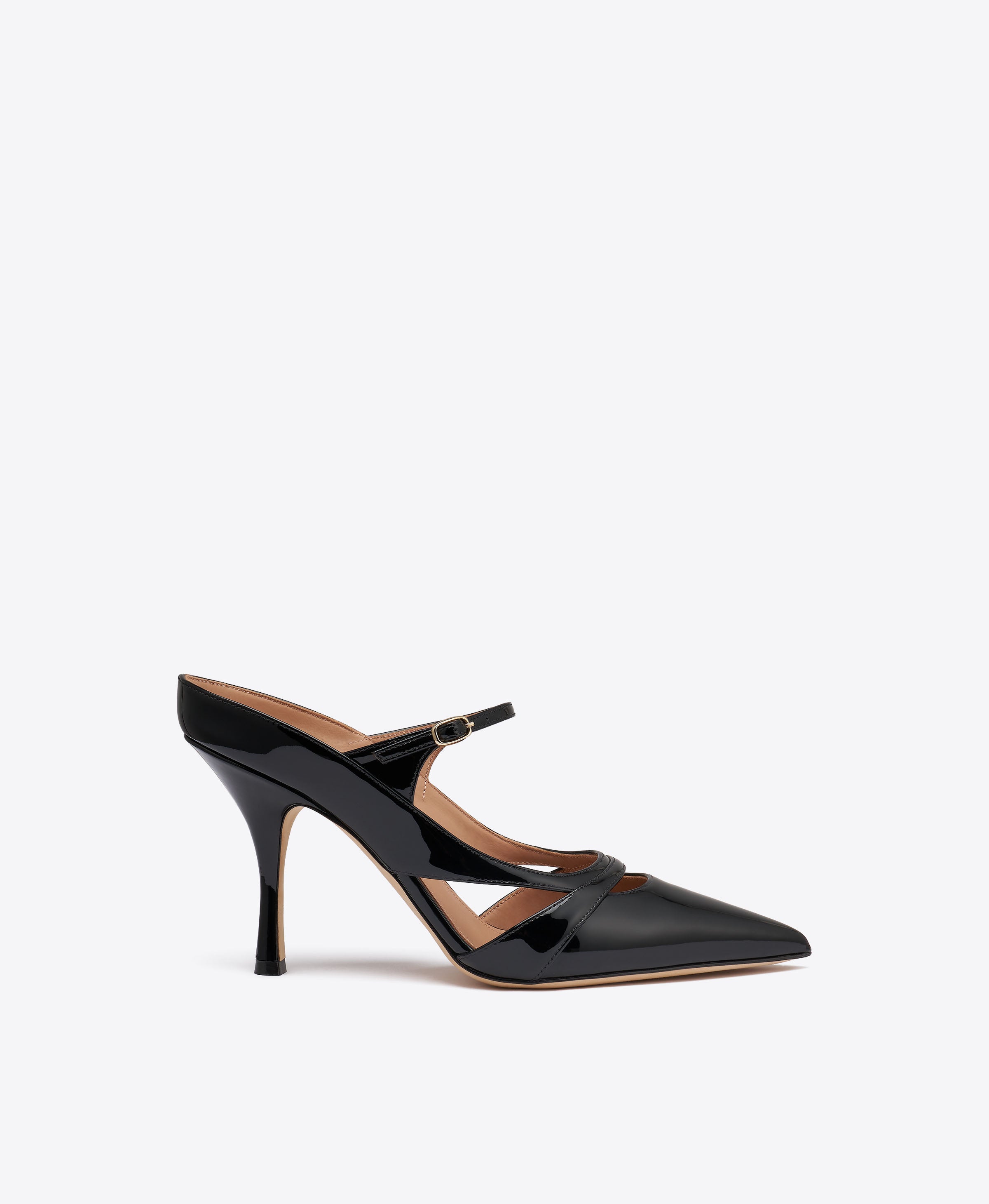Patty 90 Patent Leather Mules