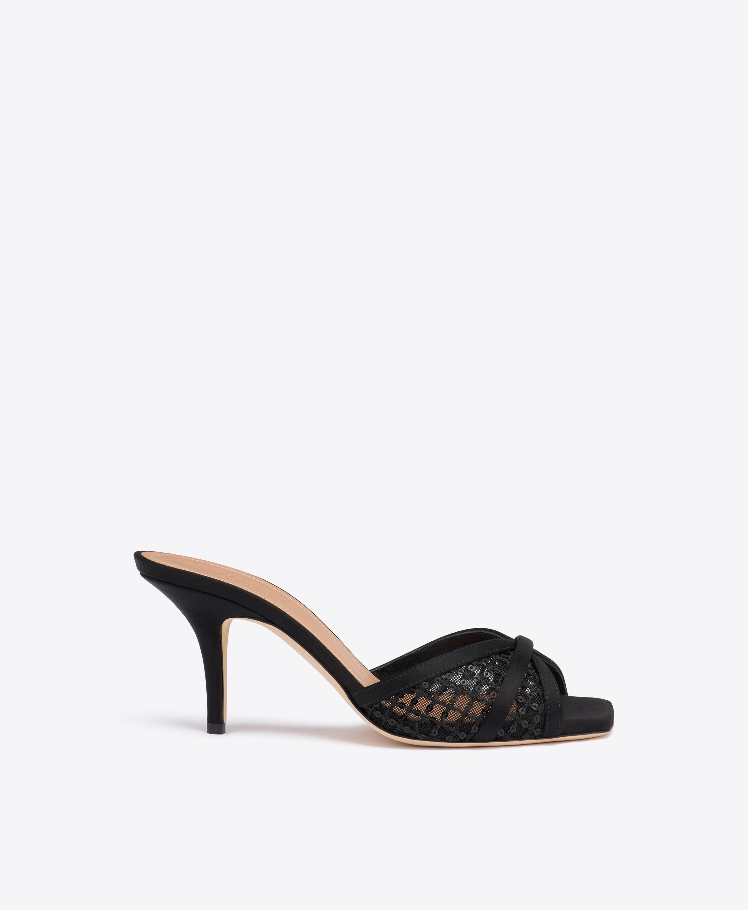 Perla 70 Sequin Mesh Sandals