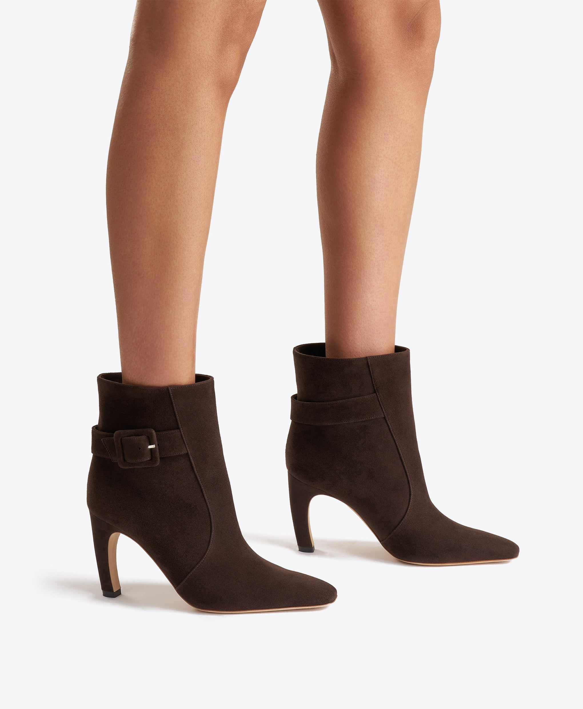 Rowan 90 Dark Brown Suede Ankle Boots