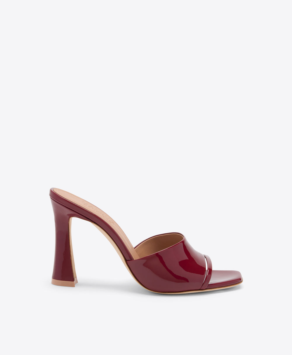 Roxanne 90 Red Patent Heeled Sandals Malone Souliers