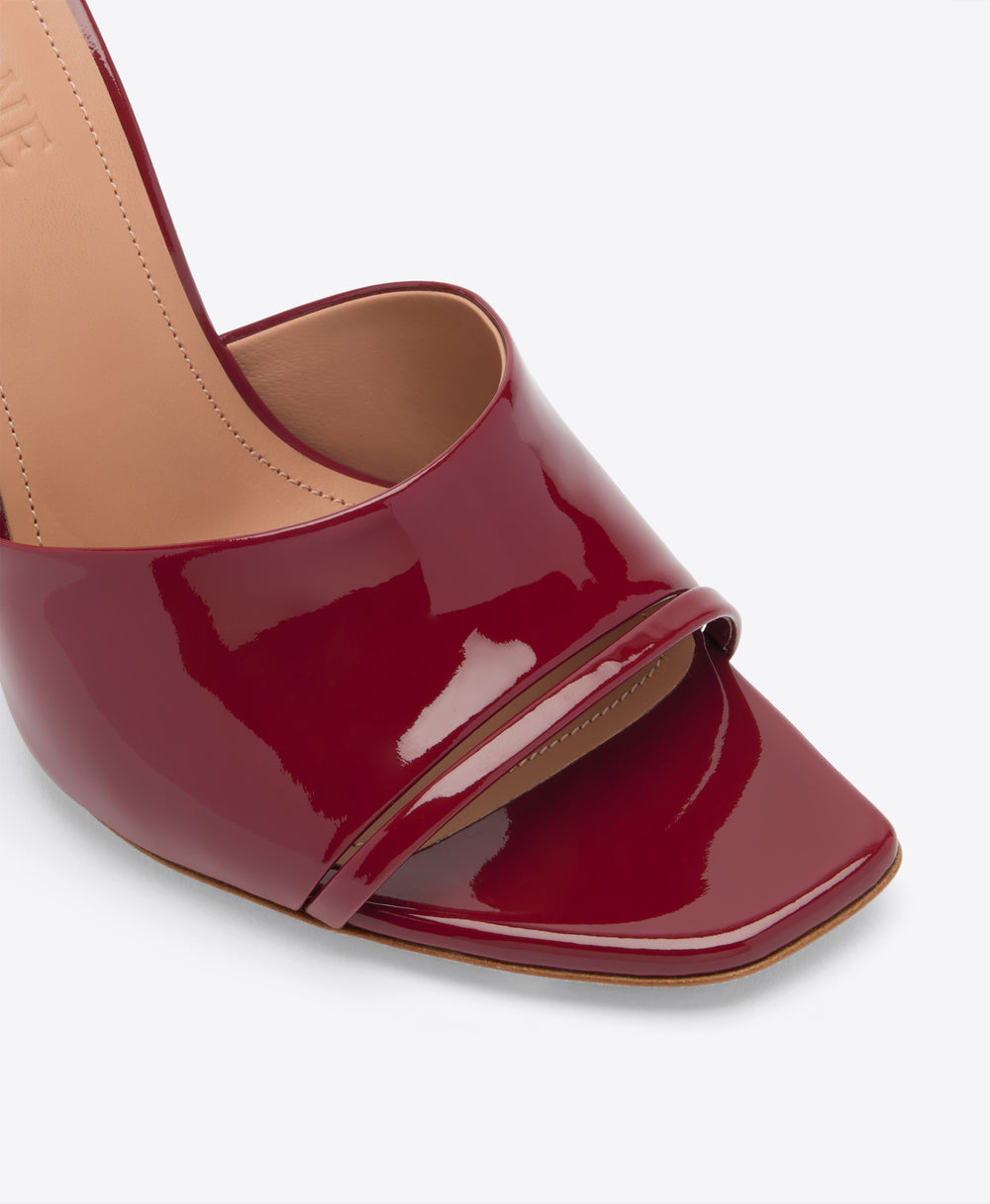 Roxanne 90 Red Patent Heeled Sandals Malone Souliers