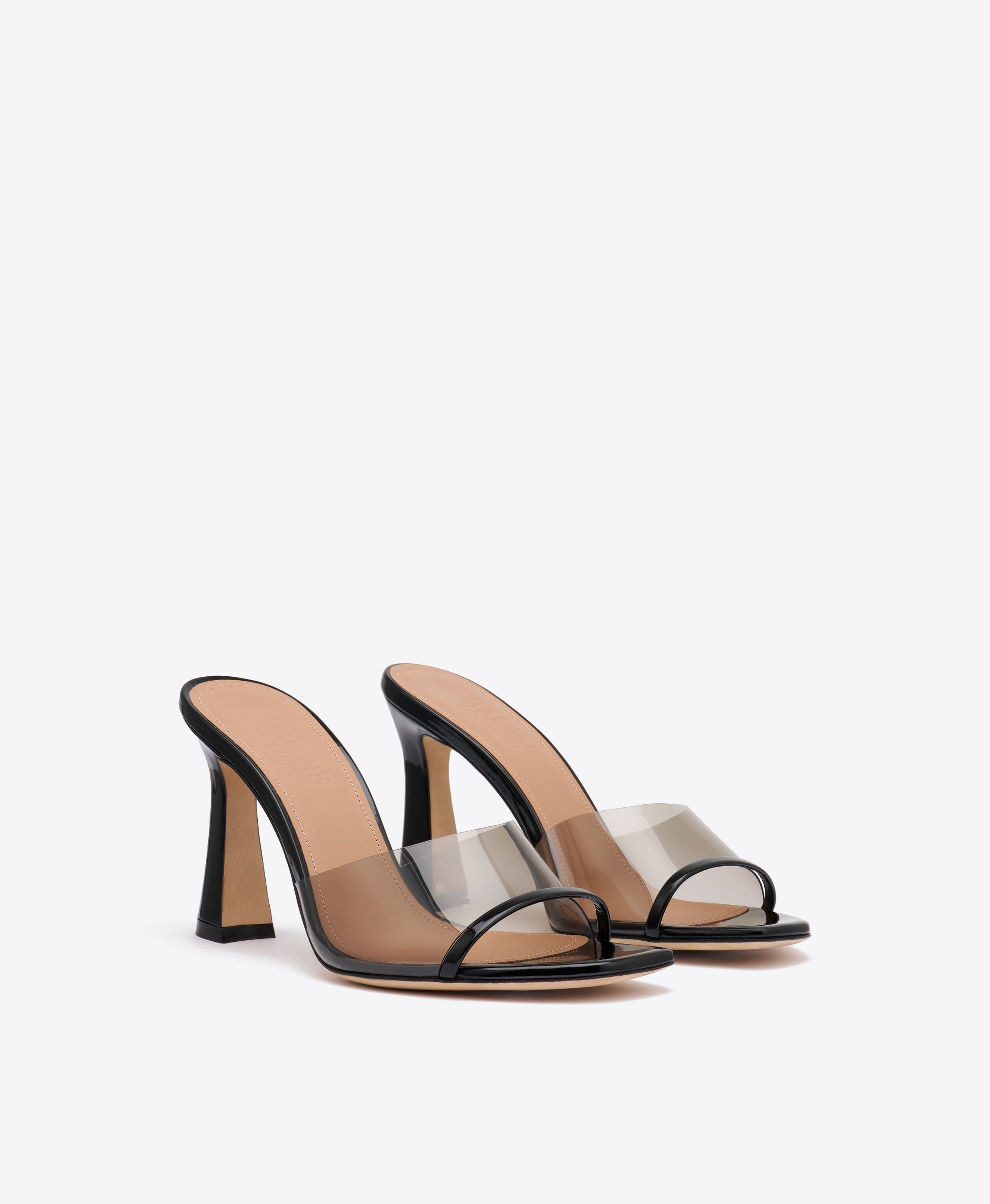 Roxanne 90 Black Patent Leather Sandals|Malone Souliers