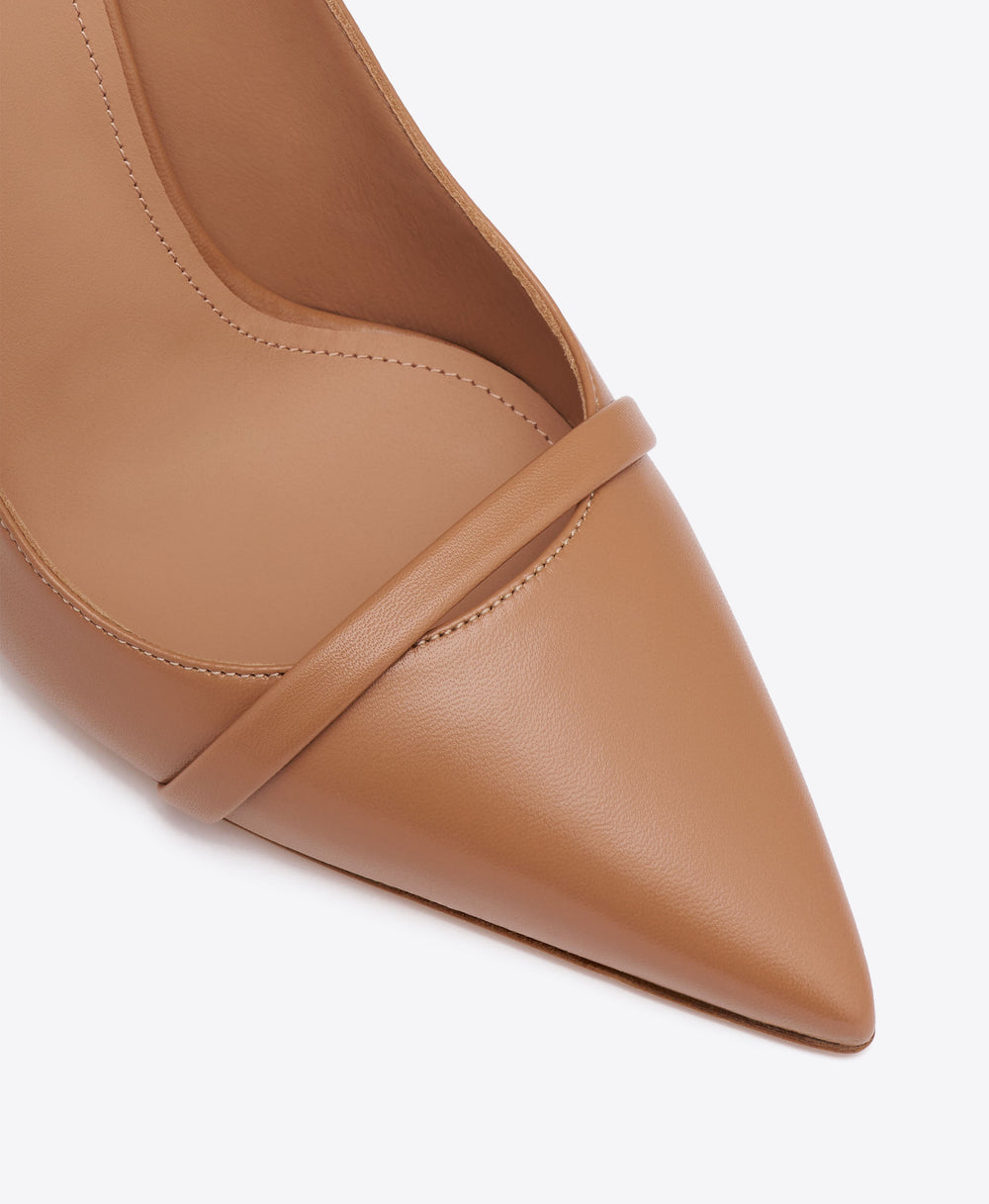 Schiffer 90 Blush Leather Slingback Pumps Malone Souliers