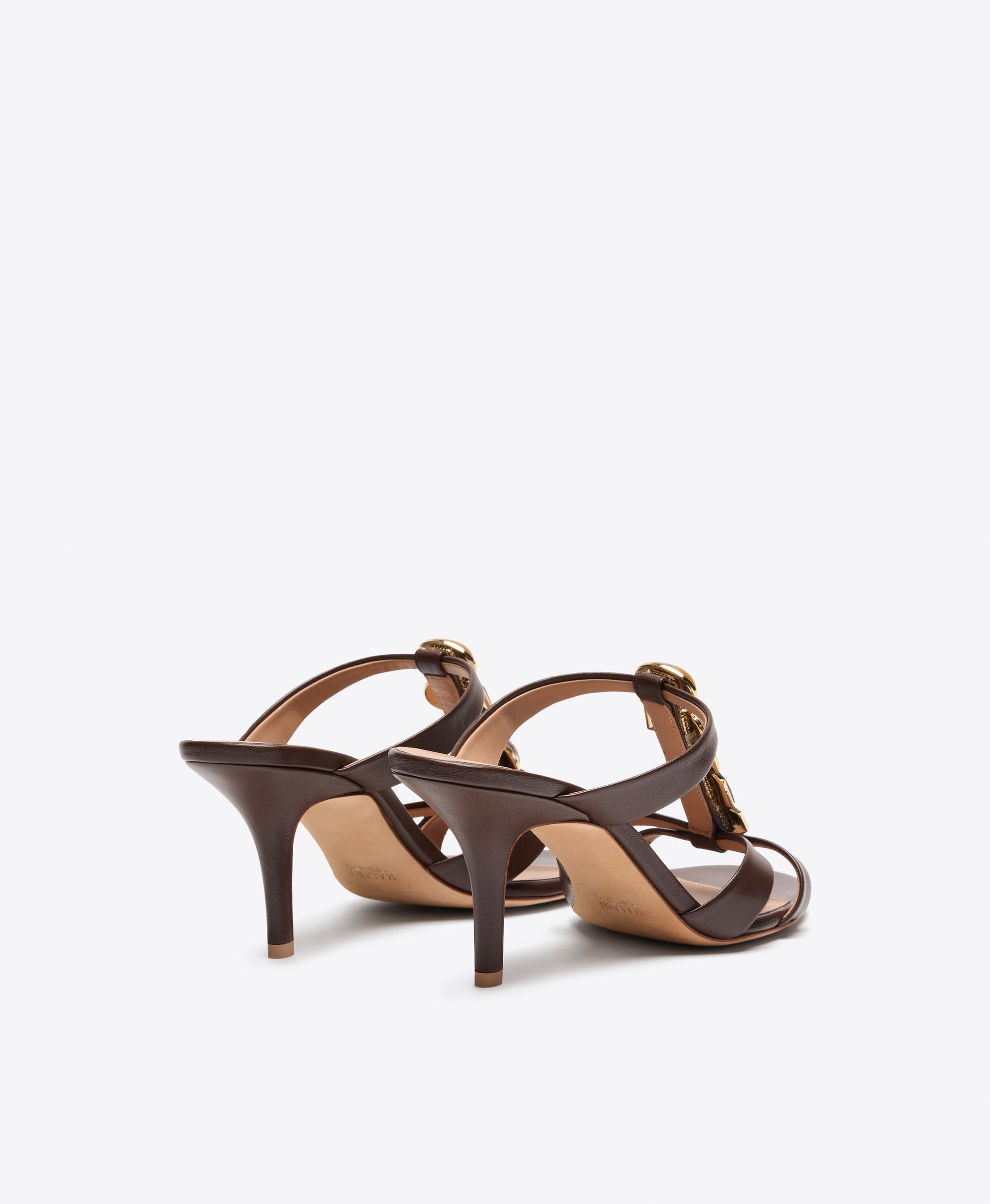 Simi 70 Brown Jewelled Heeled Sandals Malone Souliers