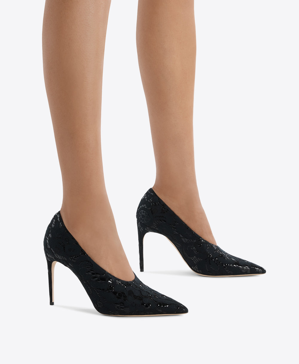Tippi 90 Black Gloss Pumps Malone Souliers