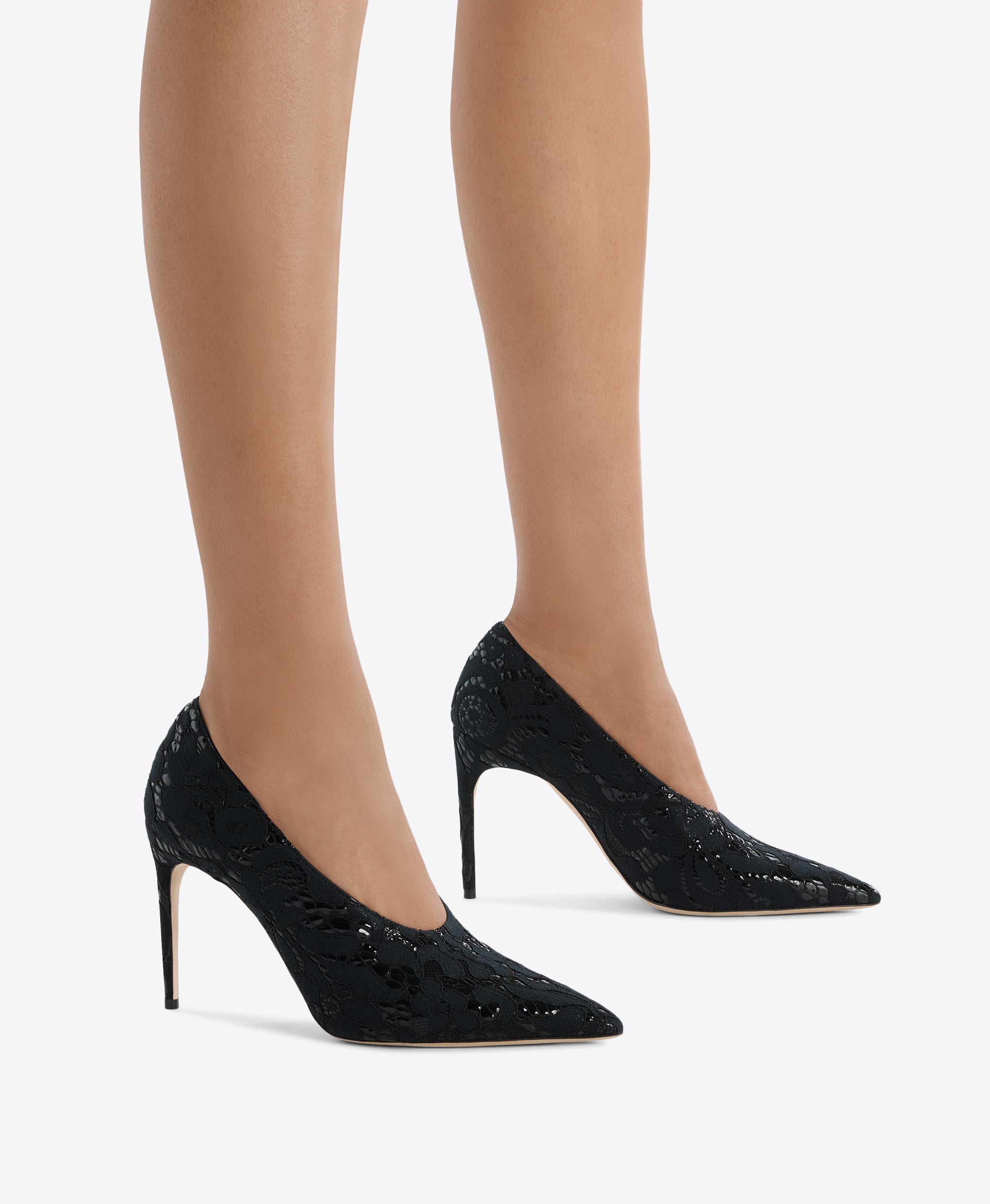 Tippi 90 Black Gloss Pumps Malone Souliers