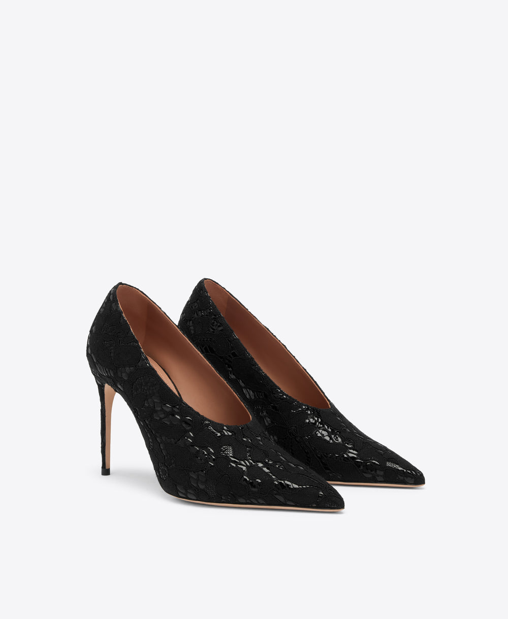 Tippi 90 Black Gloss Pumps Malone Souliers