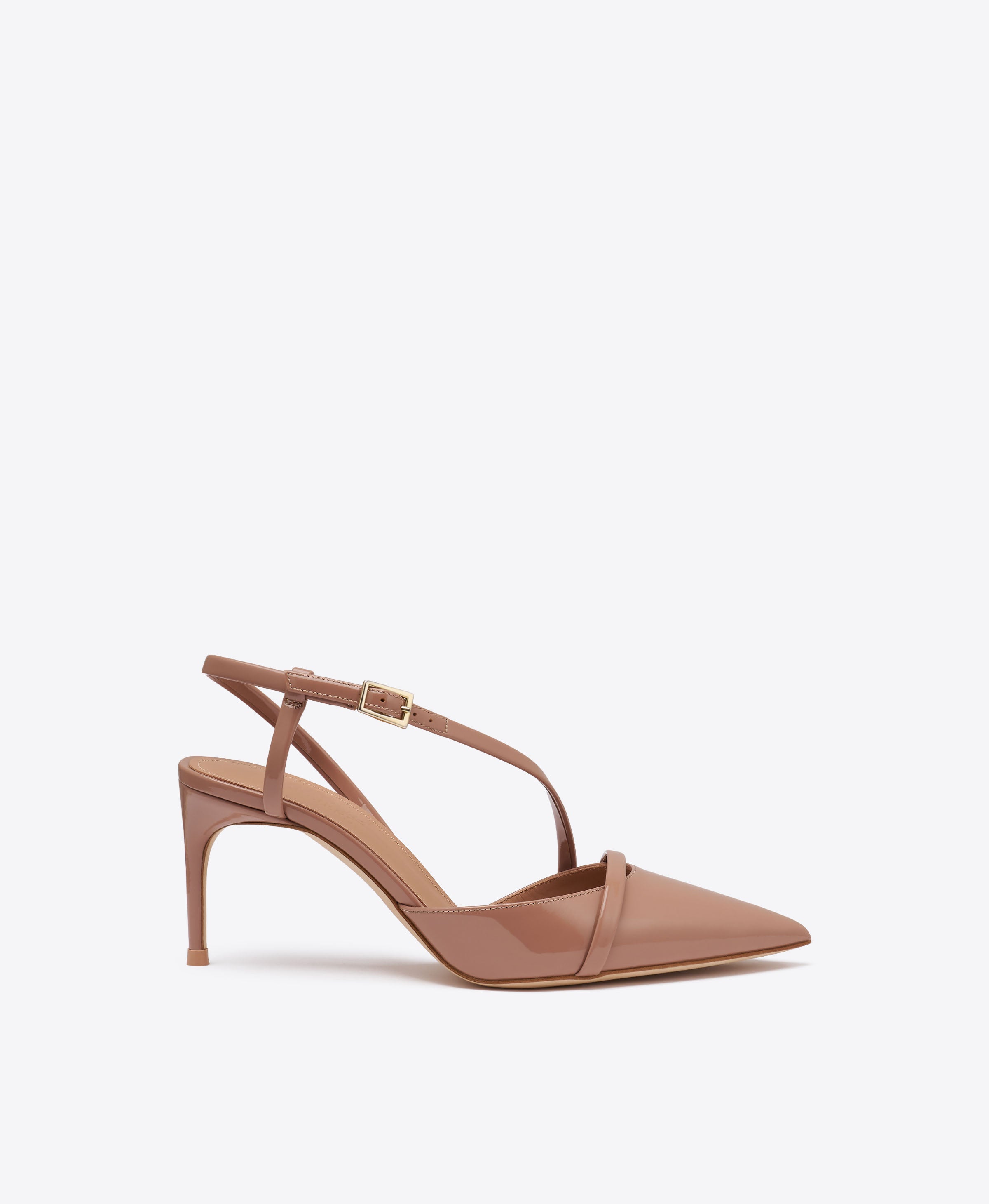 Valeria 70 Patent Slingback Pumps
