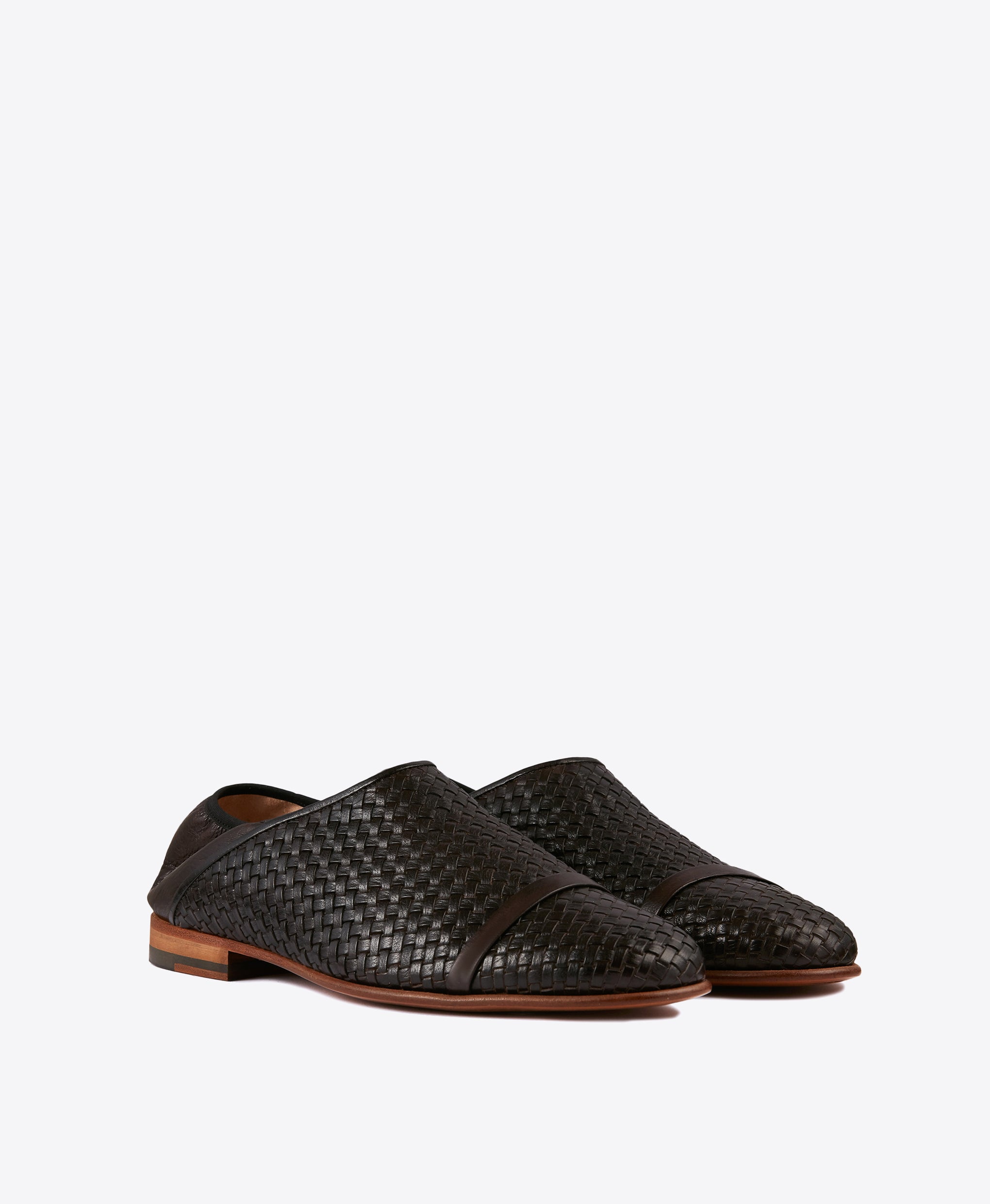 Men's Malone Souliers Dark Brown Leather Slip-On Loafers