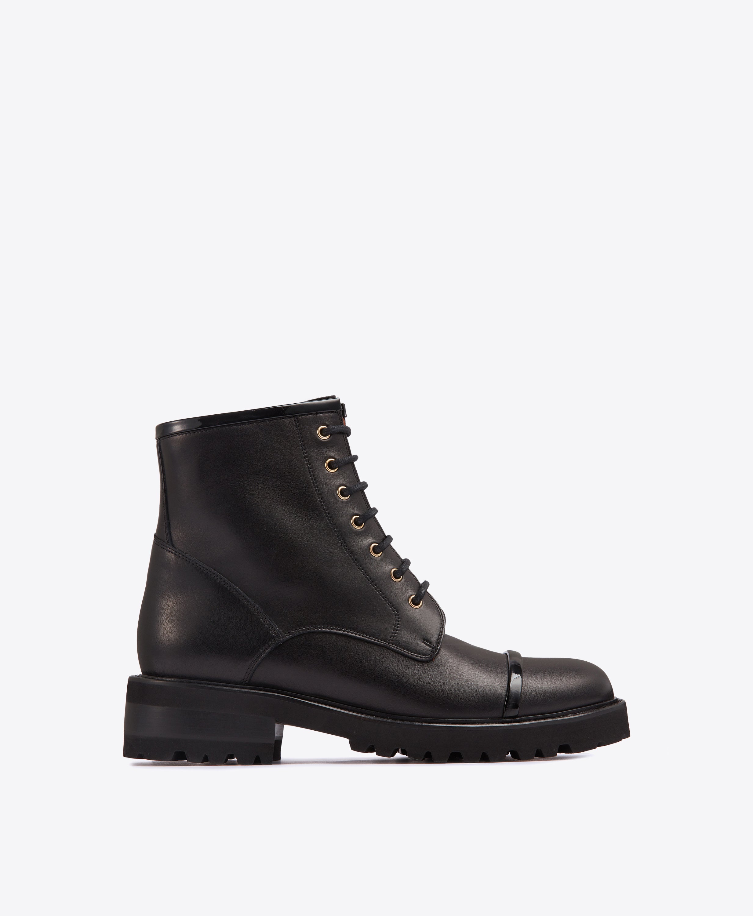 Patent hot sale military boots