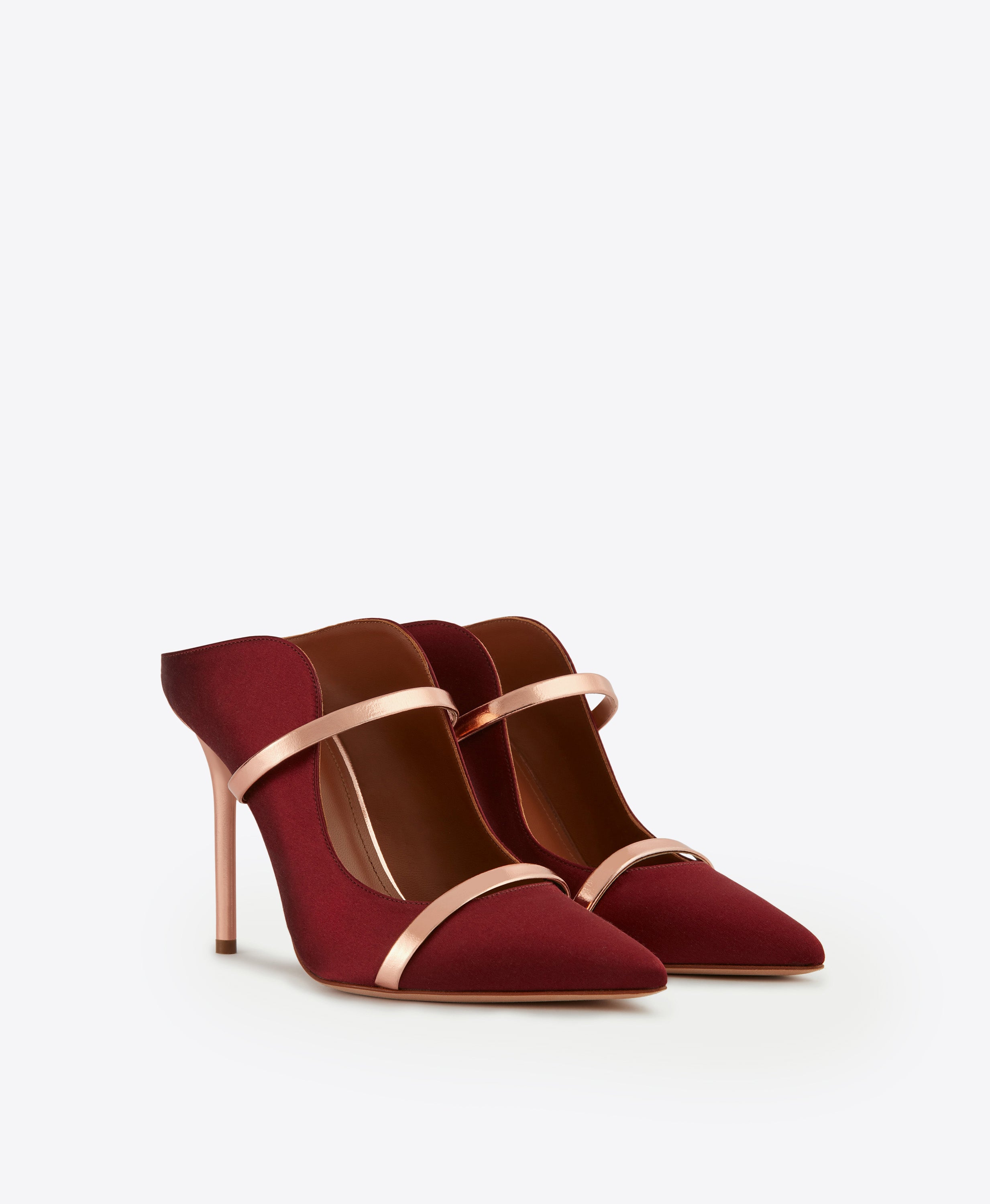 Rose gold mules outlet