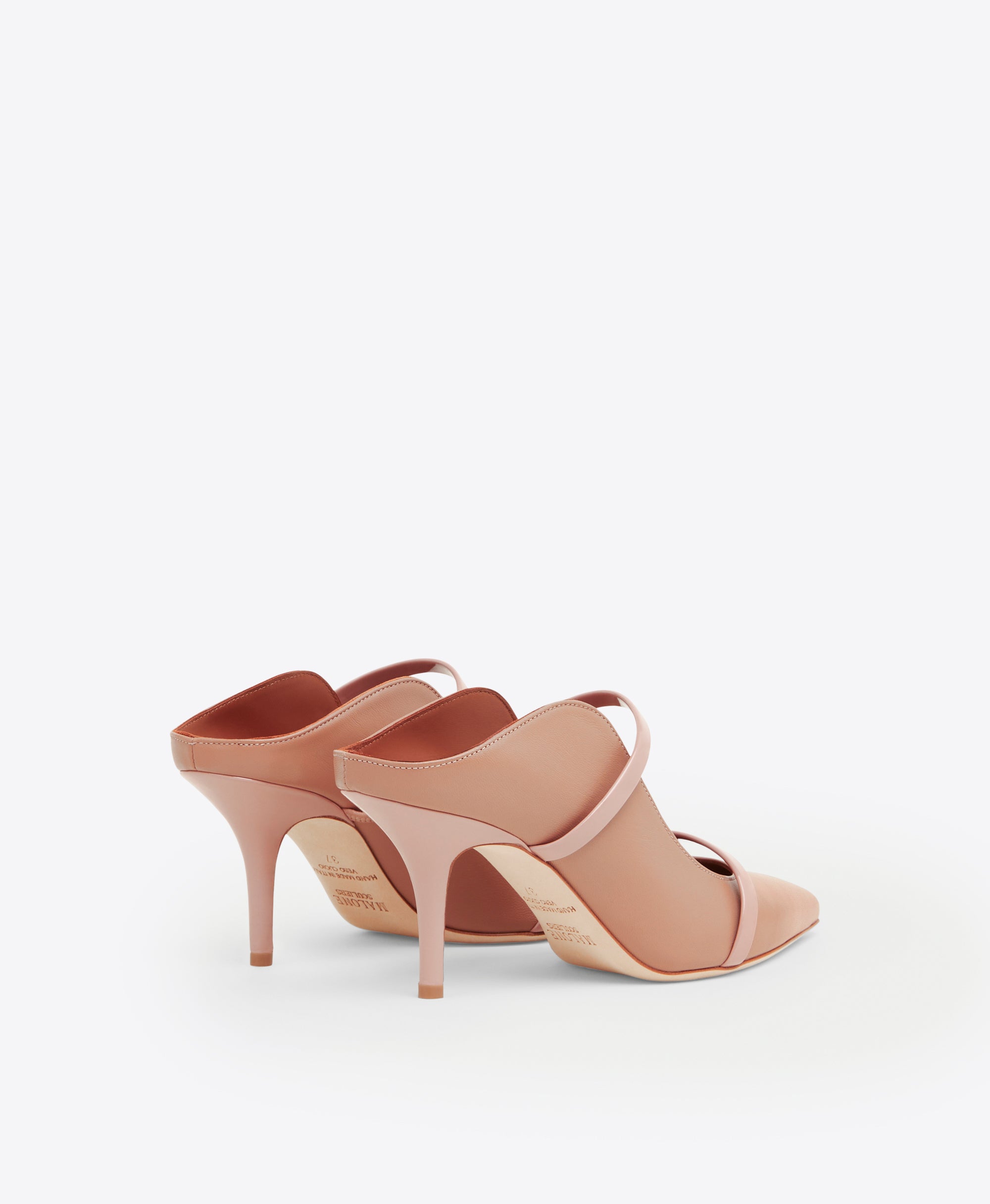 Blush mule heels top