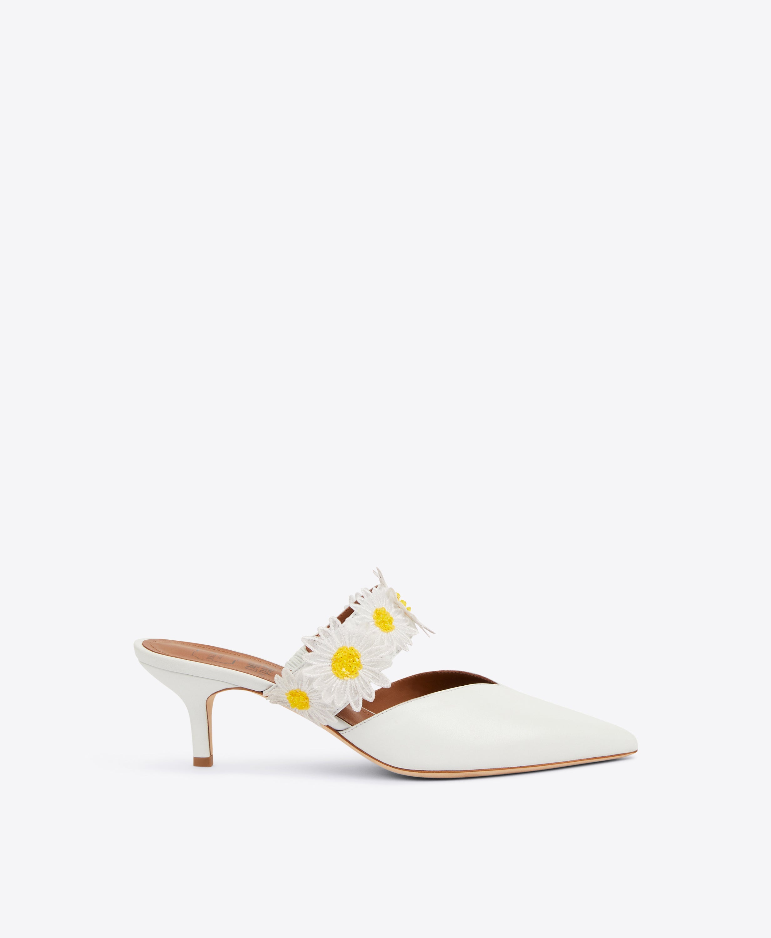 Mindy 45 Leather Kitten Heels