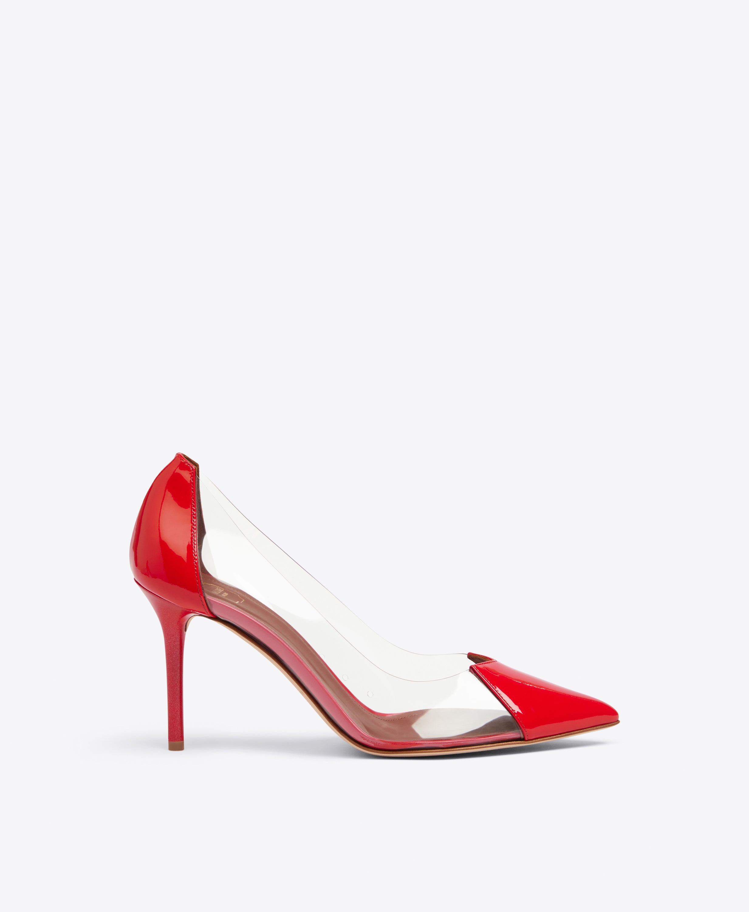 Morgan 85 Red PVC Stiletto Heels
