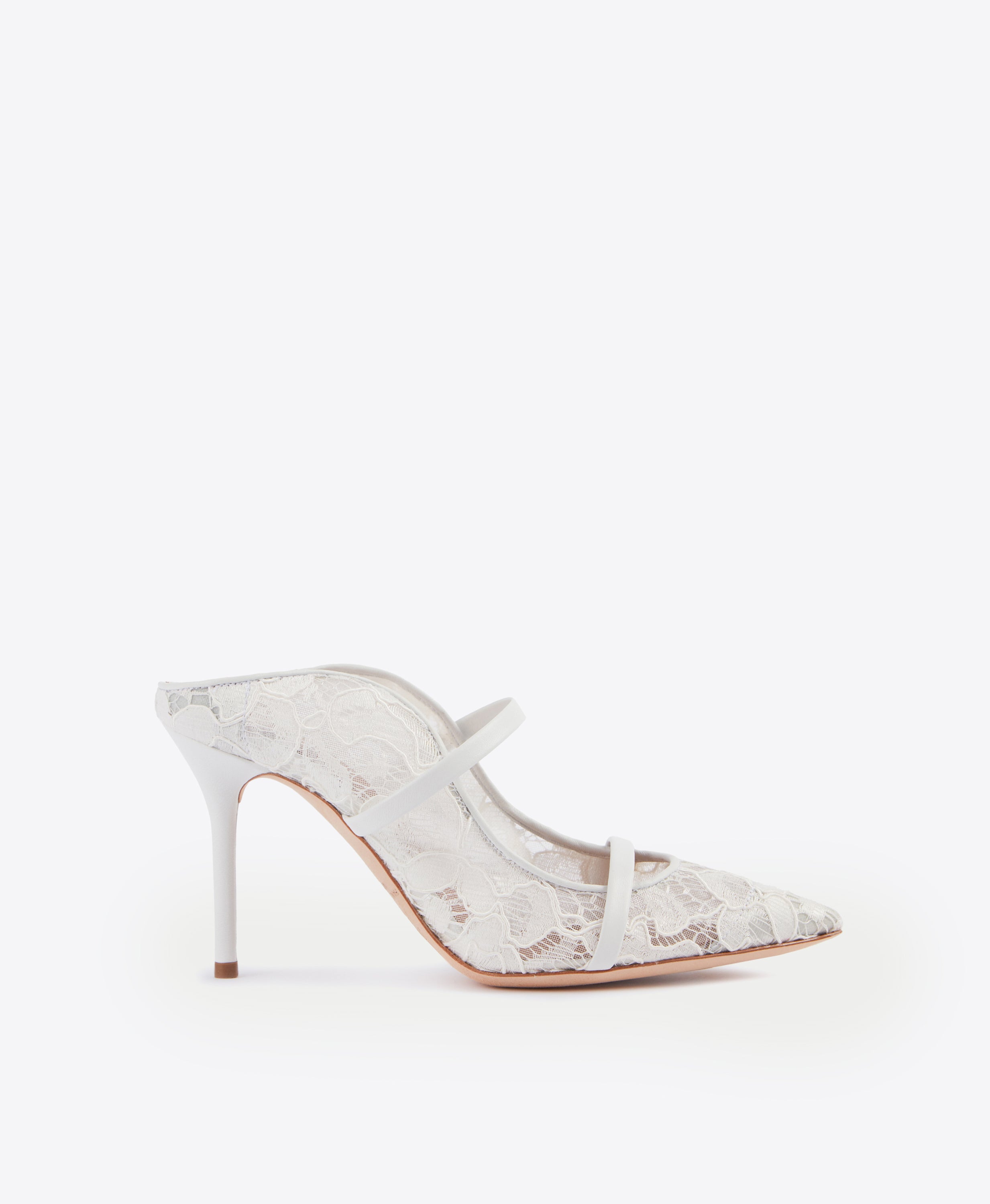 Maureen 85 Lace Stiletto Mule