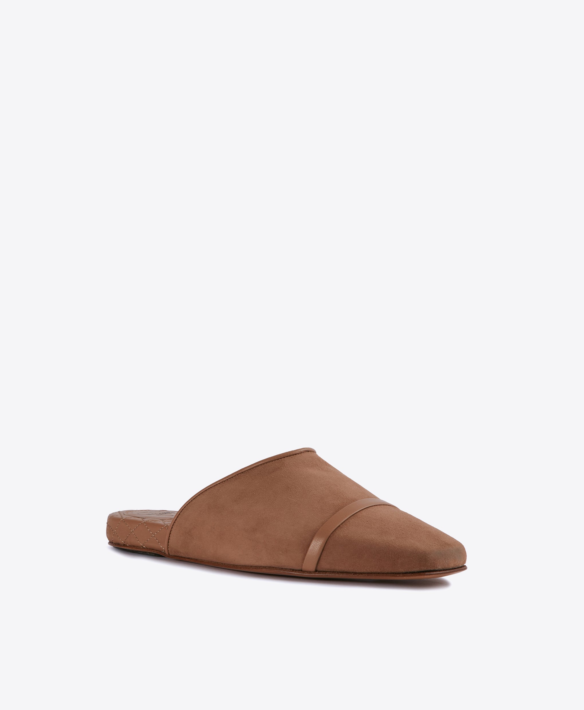 Men's Brown Suede Slip On Shoes Malone Souliers