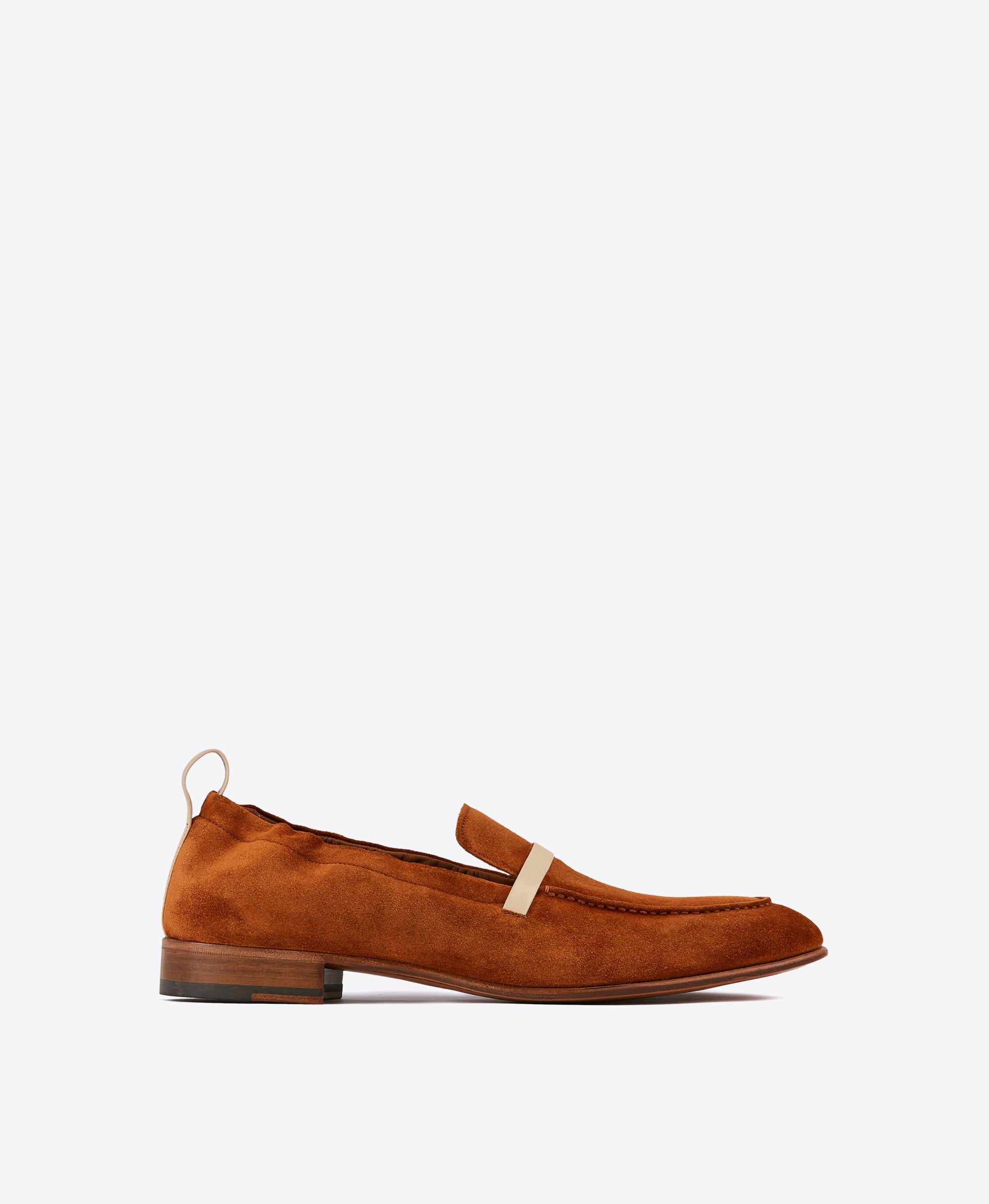 Men's Malone Souliers Caramel Brown Suede Loafers