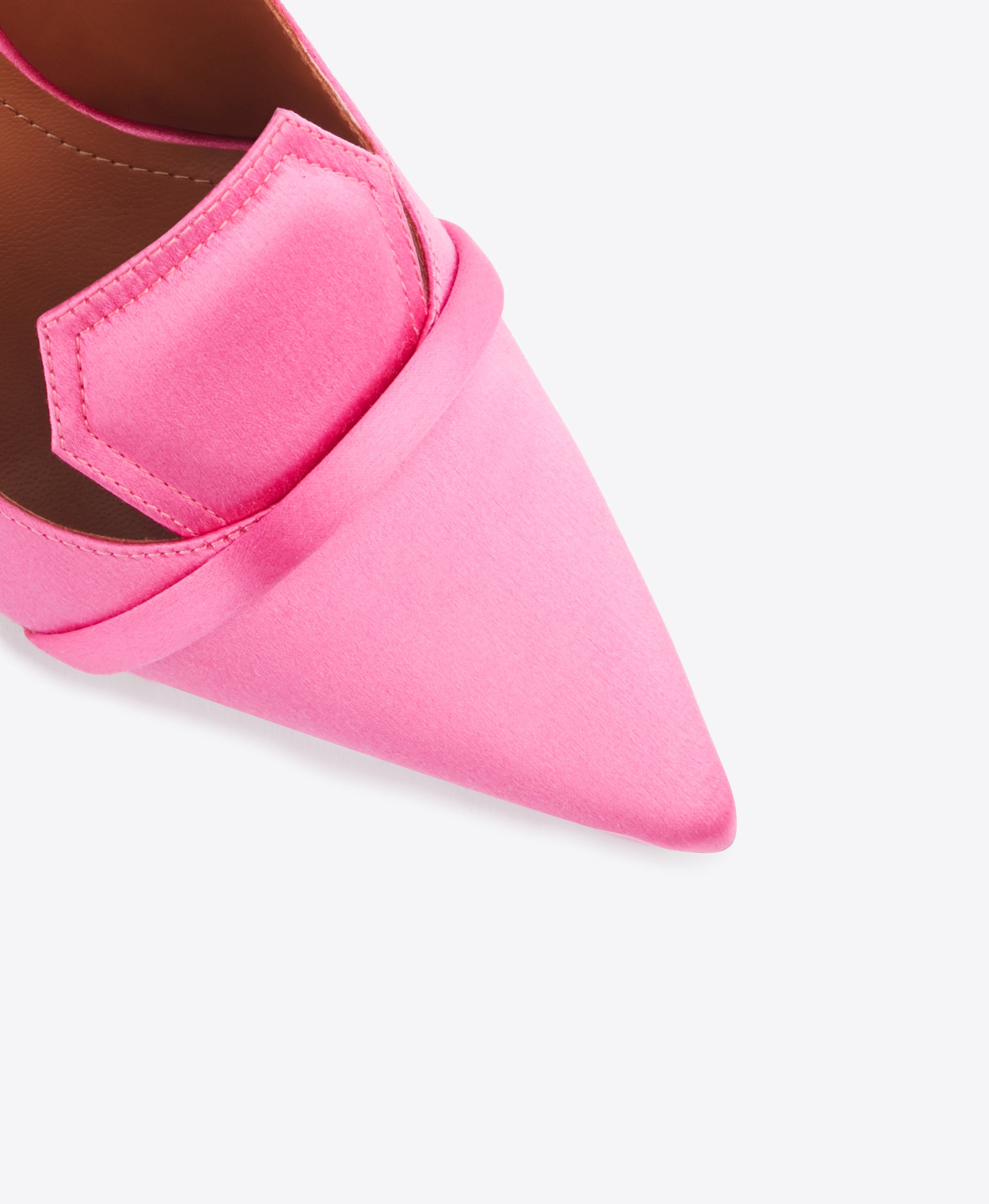 Women's Pink Satin Slingback Heels Malone Souliers