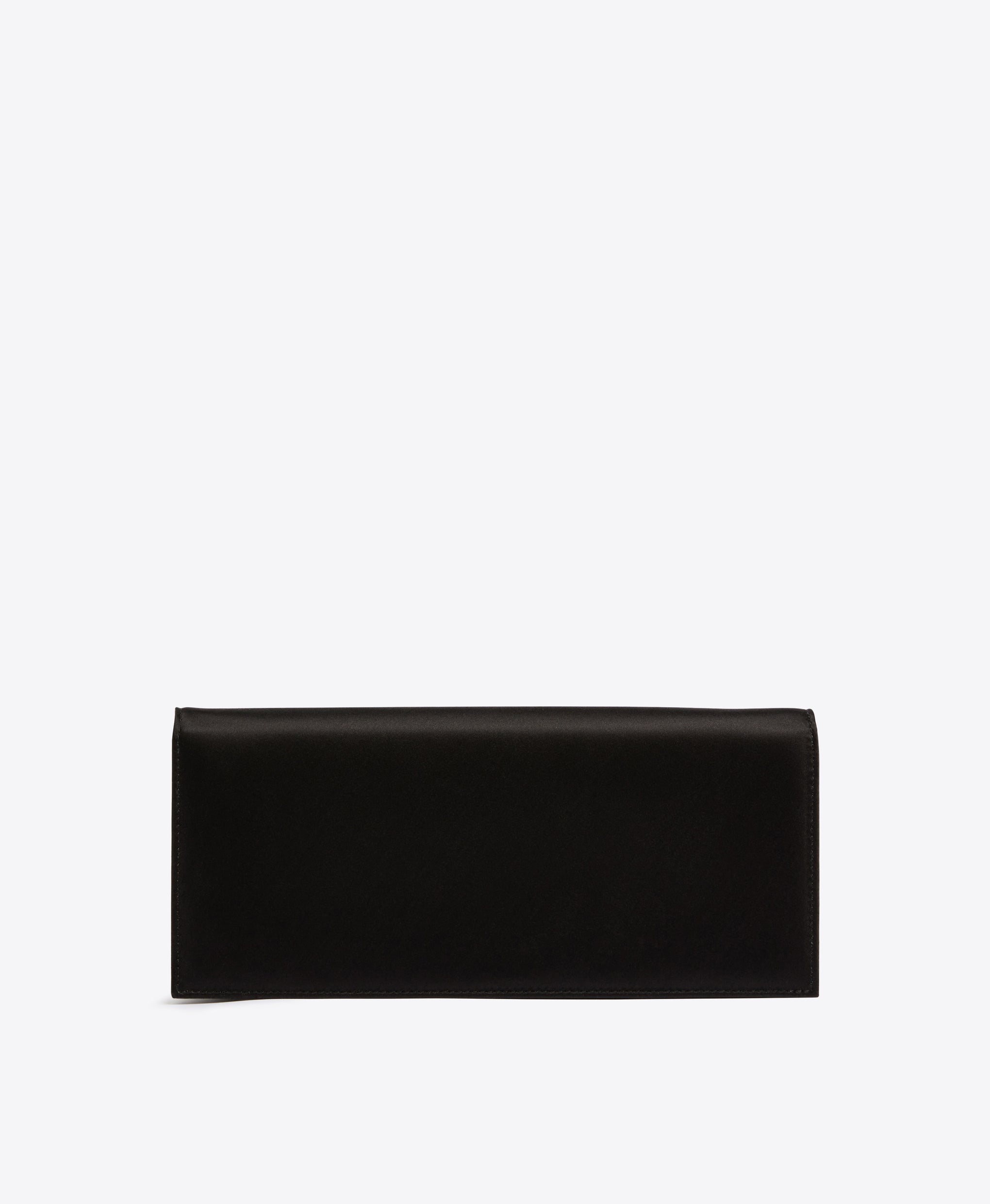 Women's Vivien Black Satin Magnetic Clutch Bag Malone Souliers